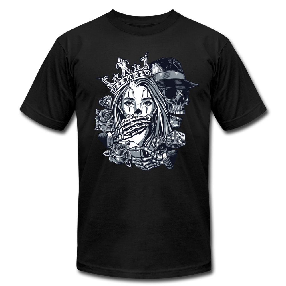 Silent Skull Crown T-Shirt - black