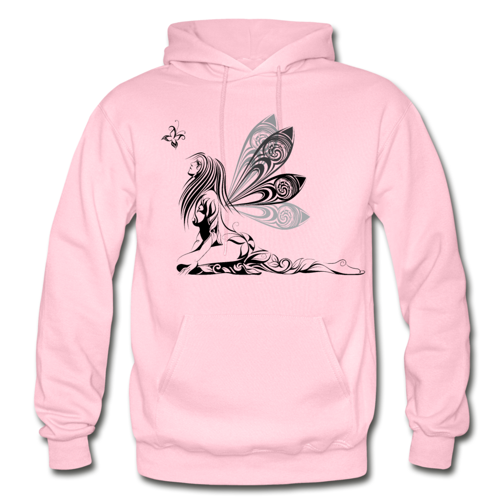 Tribal Maori Fairy Butterfly Girl Hoodie - light pink