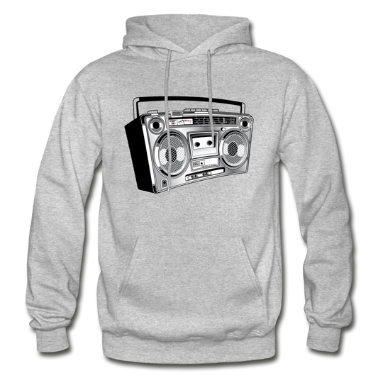 Boombox Stereo Hoodie - heather gray
