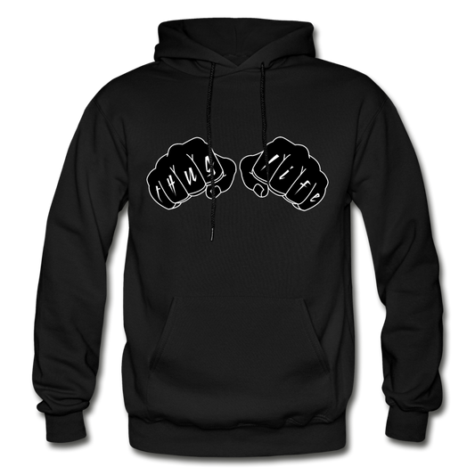 Thug Life Fists Hoodie - black