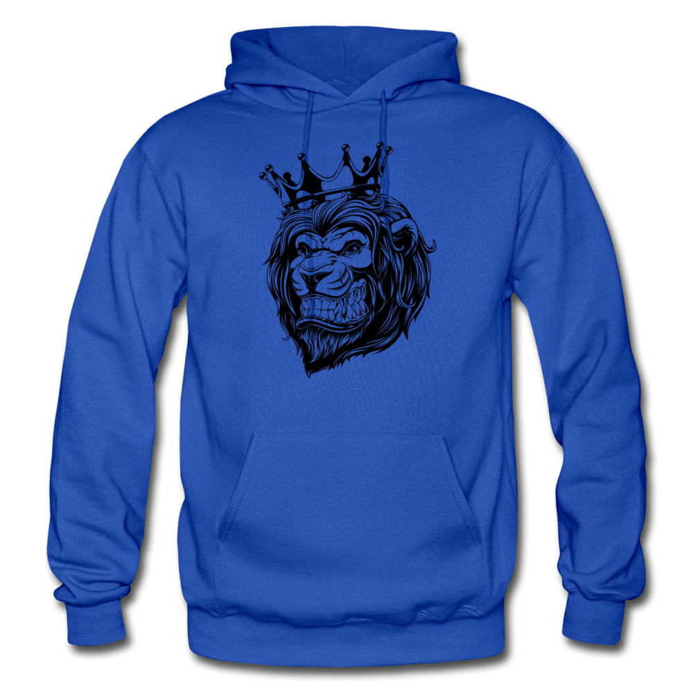 Lion Crown Hoodie - royal blue