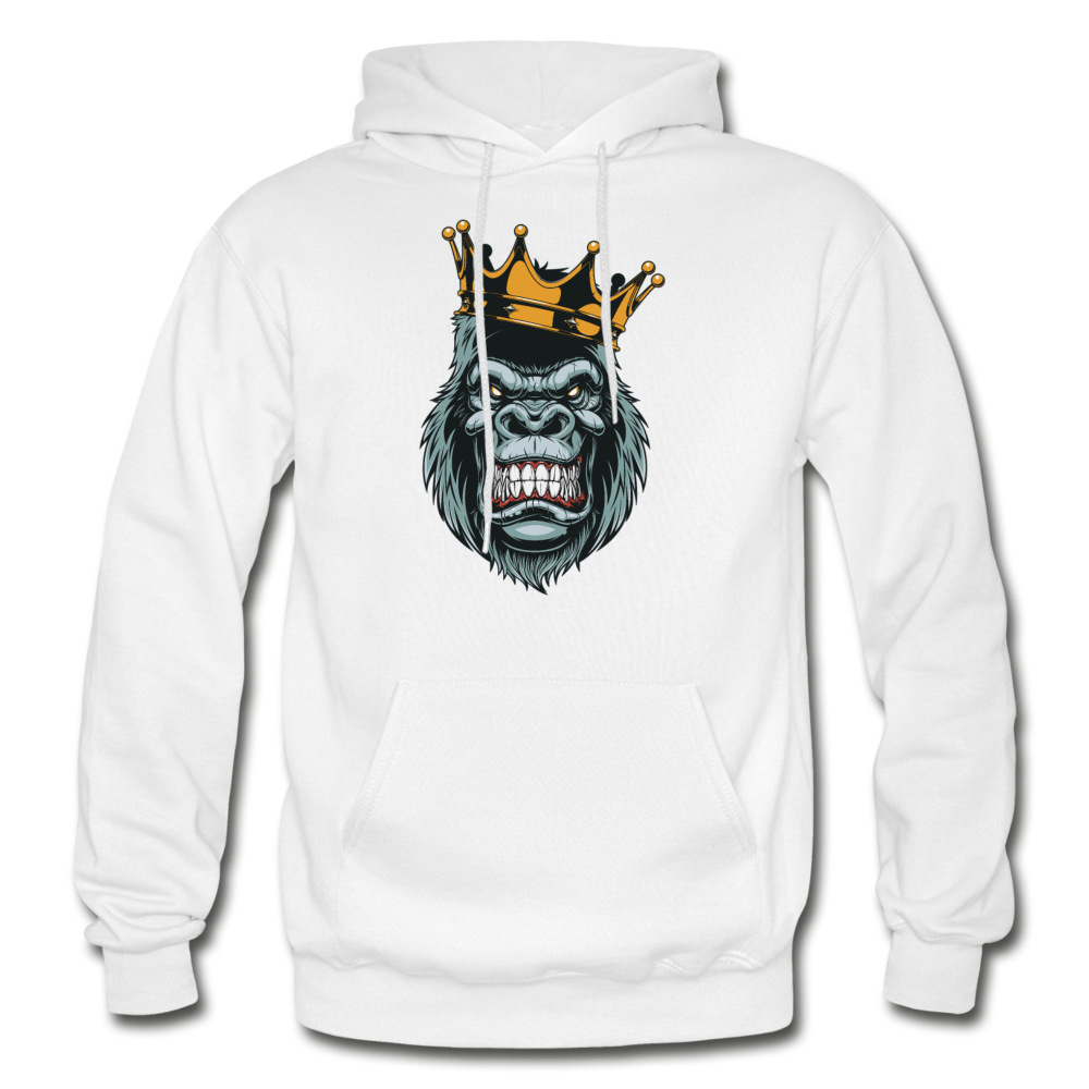 Gorilla Crown Hoodie - white