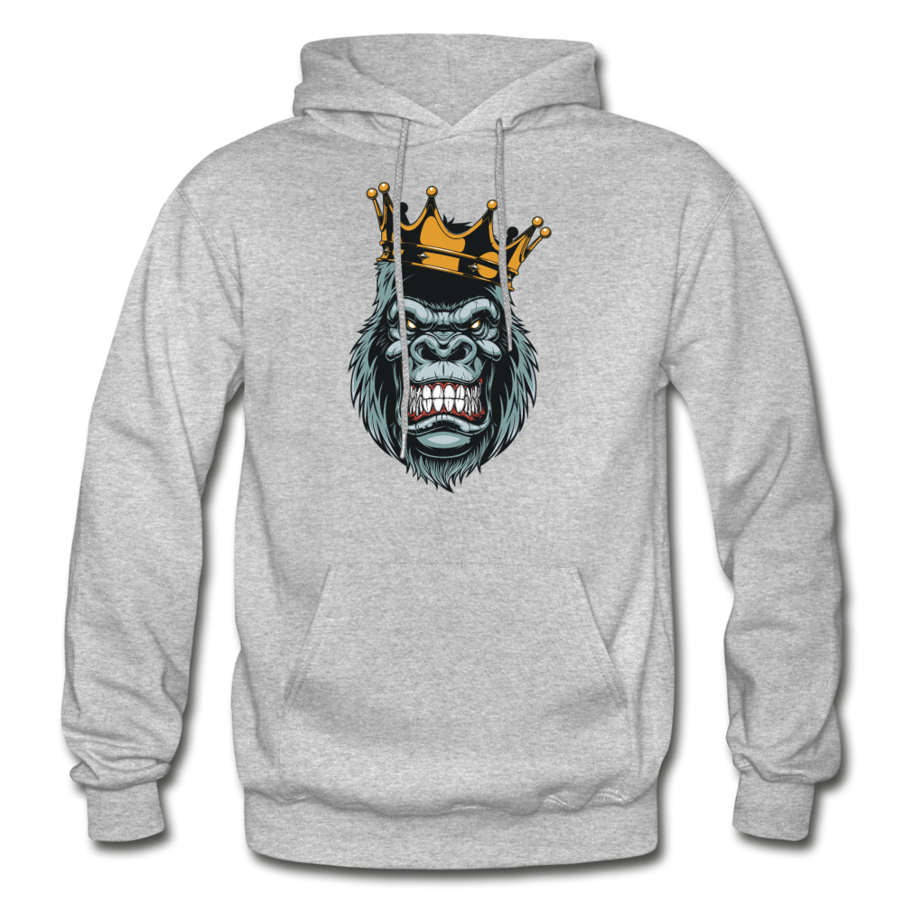 Gorilla Crown Hoodie - heather gray