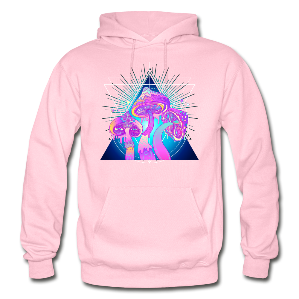 Magic Mushrooms Hoodie - light pink