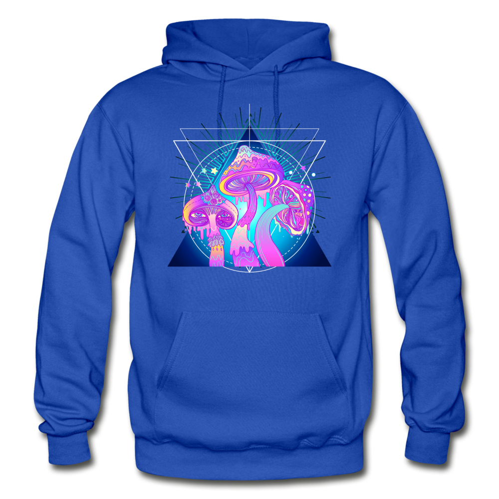 Magic Mushrooms Hoodie - royal blue