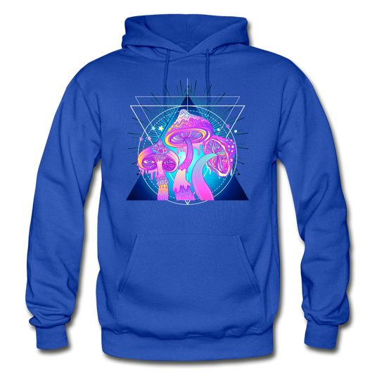 Magic Mushrooms Hoodie - royal blue