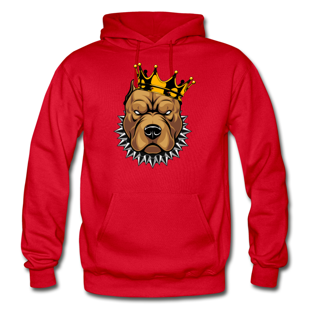 Pitbull Crown Hoodie - red