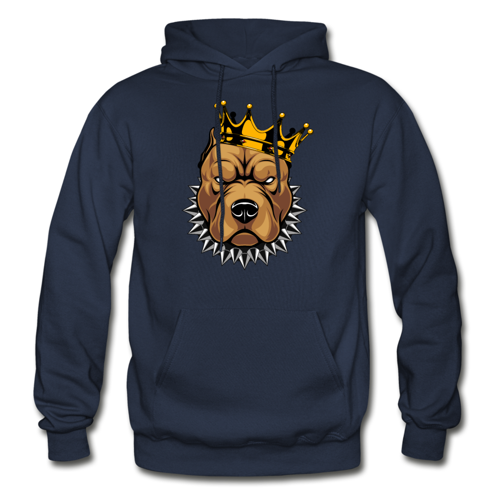 Pitbull Crown Hoodie - navy