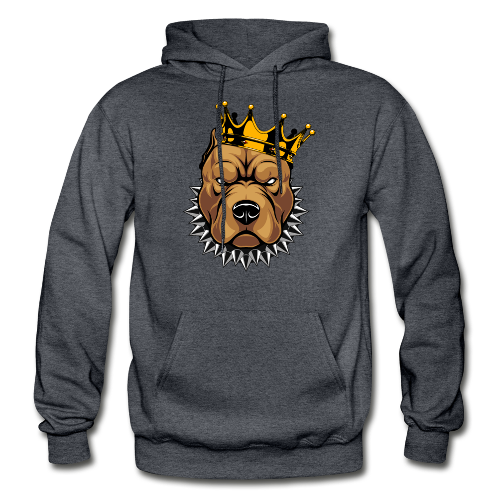 Pitbull Crown Hoodie - charcoal gray