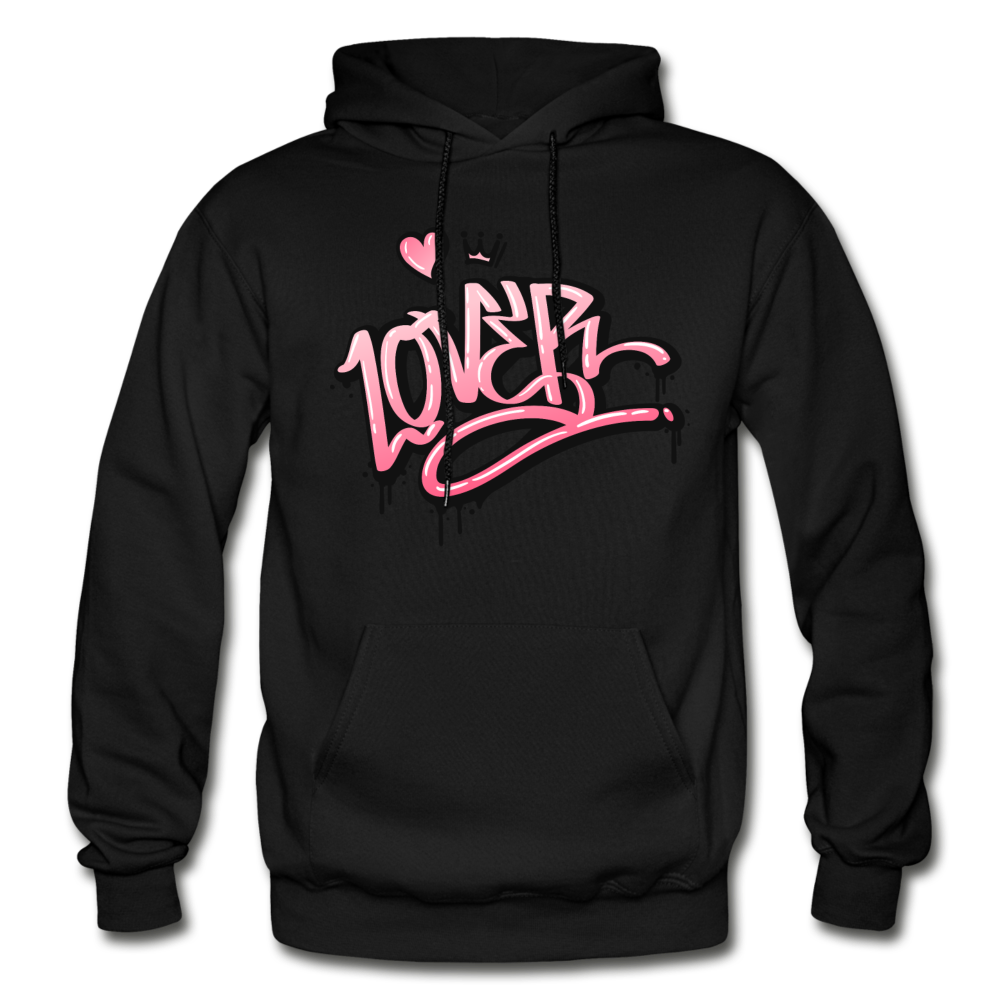 Lover Graffiti Hoodie - black