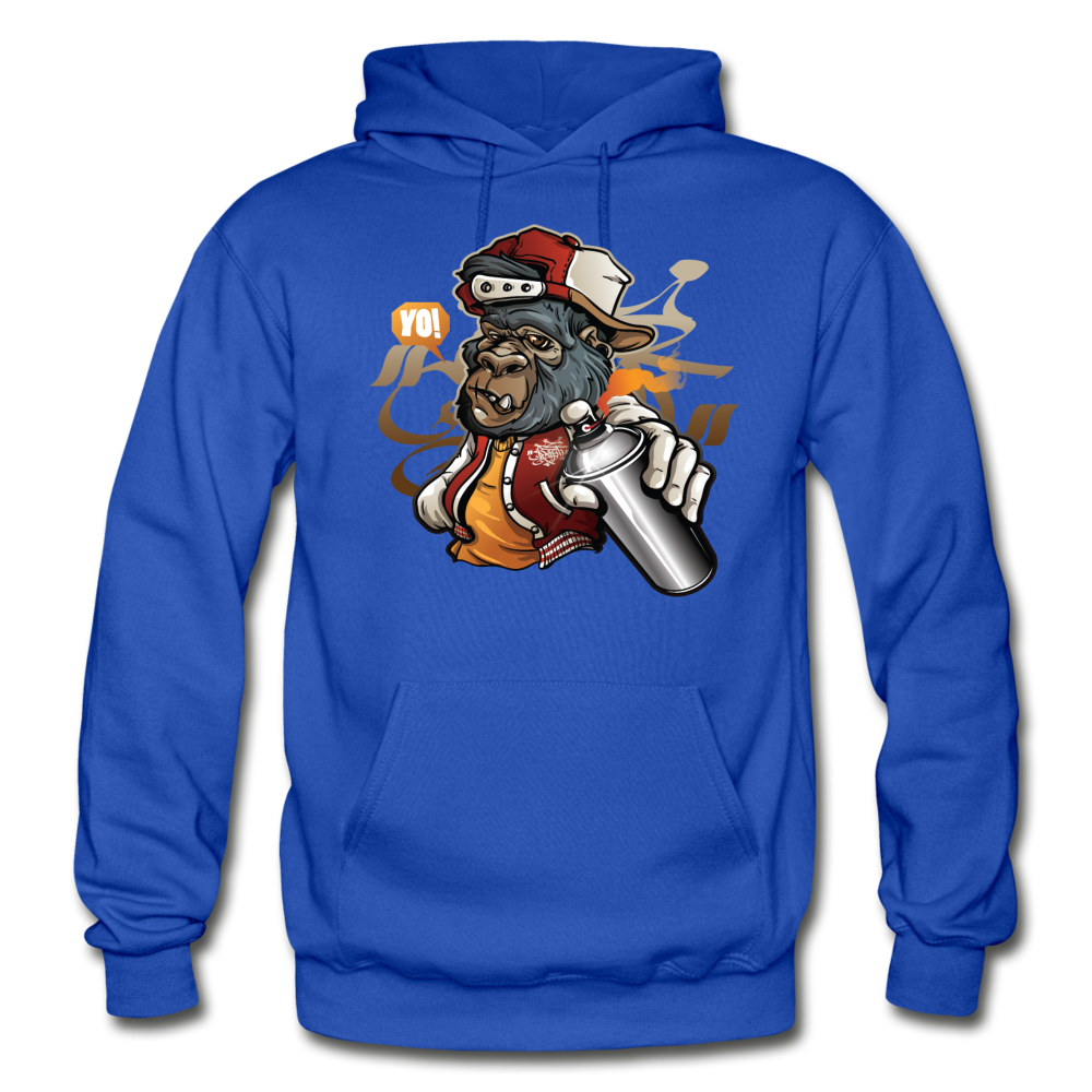 Hip Gorilla Graffiti Artist Hoodie - royal blue