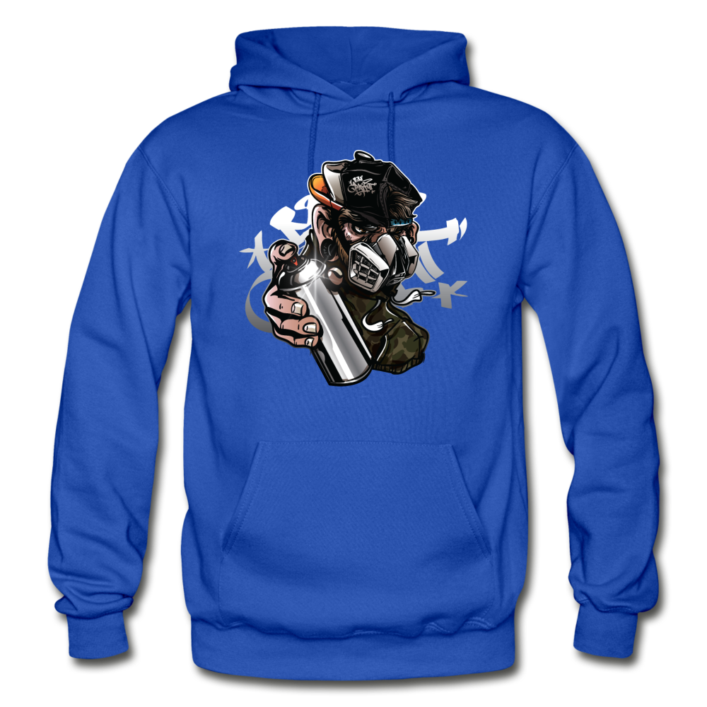 Graffiti Artist Mask Hoodie - royal blue