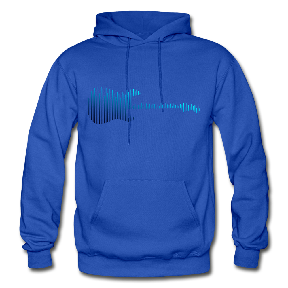 Guitar Equalizer Hoodie - royal blue