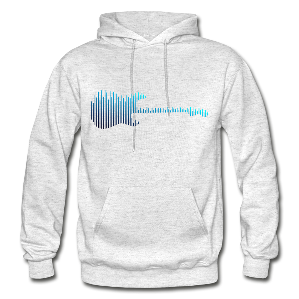 Guitar Equalizer Hoodie - light heather gray