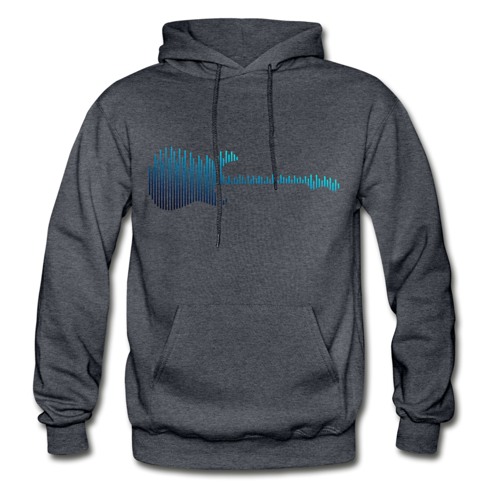 Guitar Equalizer Hoodie - charcoal gray