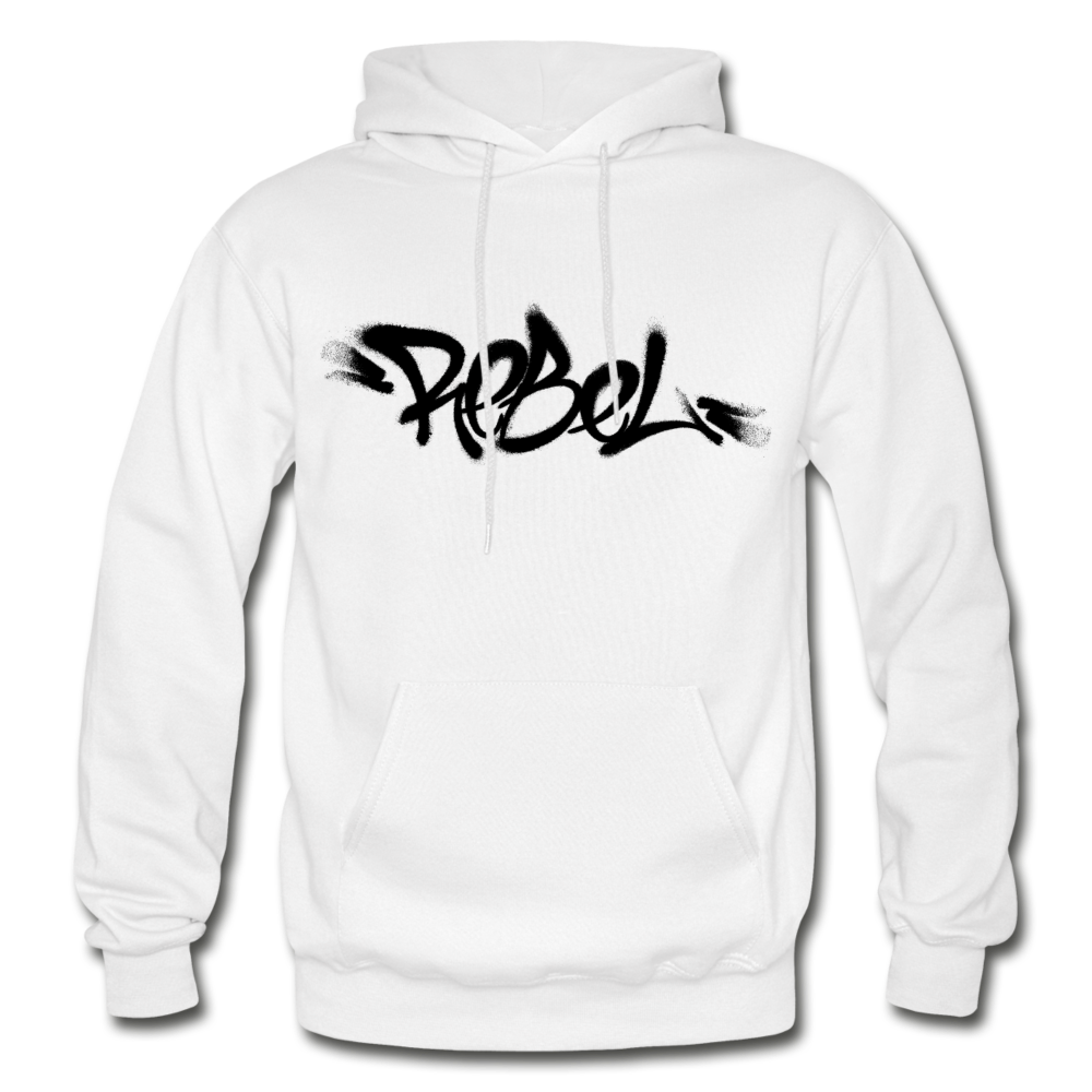 Rebel Graffiti Hoodie - white