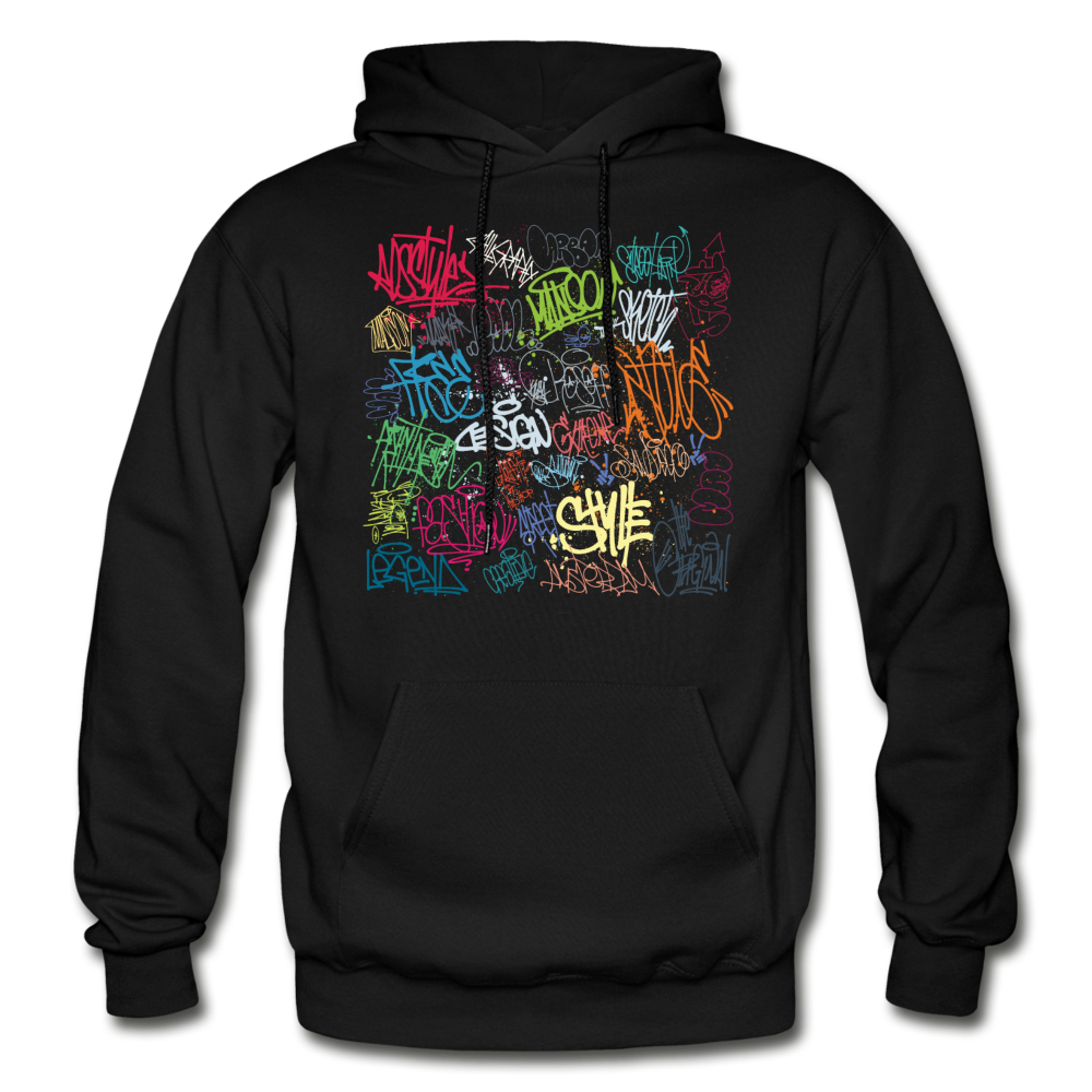 Graffiti Street Art Hoodie - black