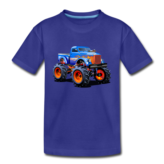 Monster Truck Kids T-Shirt - royal blue