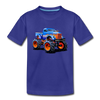 Monster Truck Kids T-Shirt - royal blue