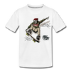 Skeleton Skater Kids T-Shirt - white