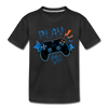 Play and Win Gamer Kids T-Shirt - black