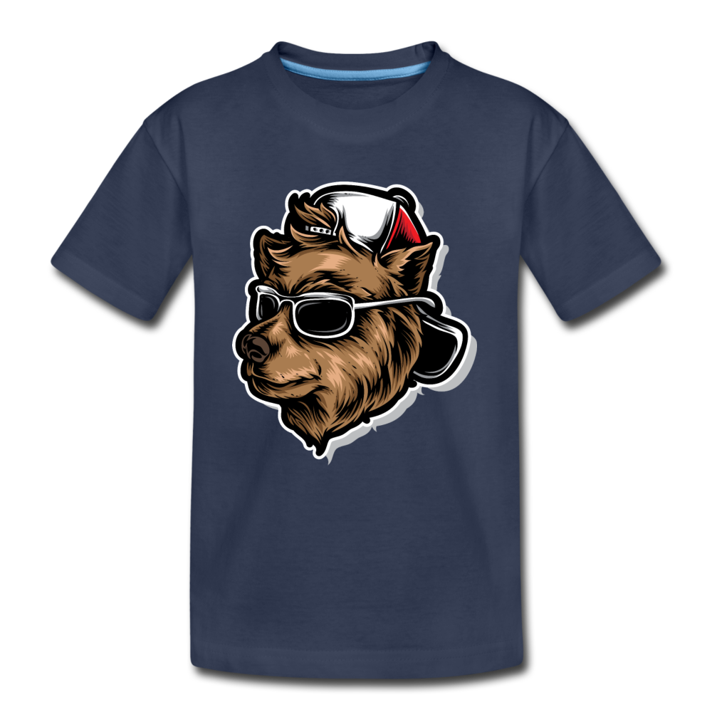 Cool Dog Kids T-Shirt - navy