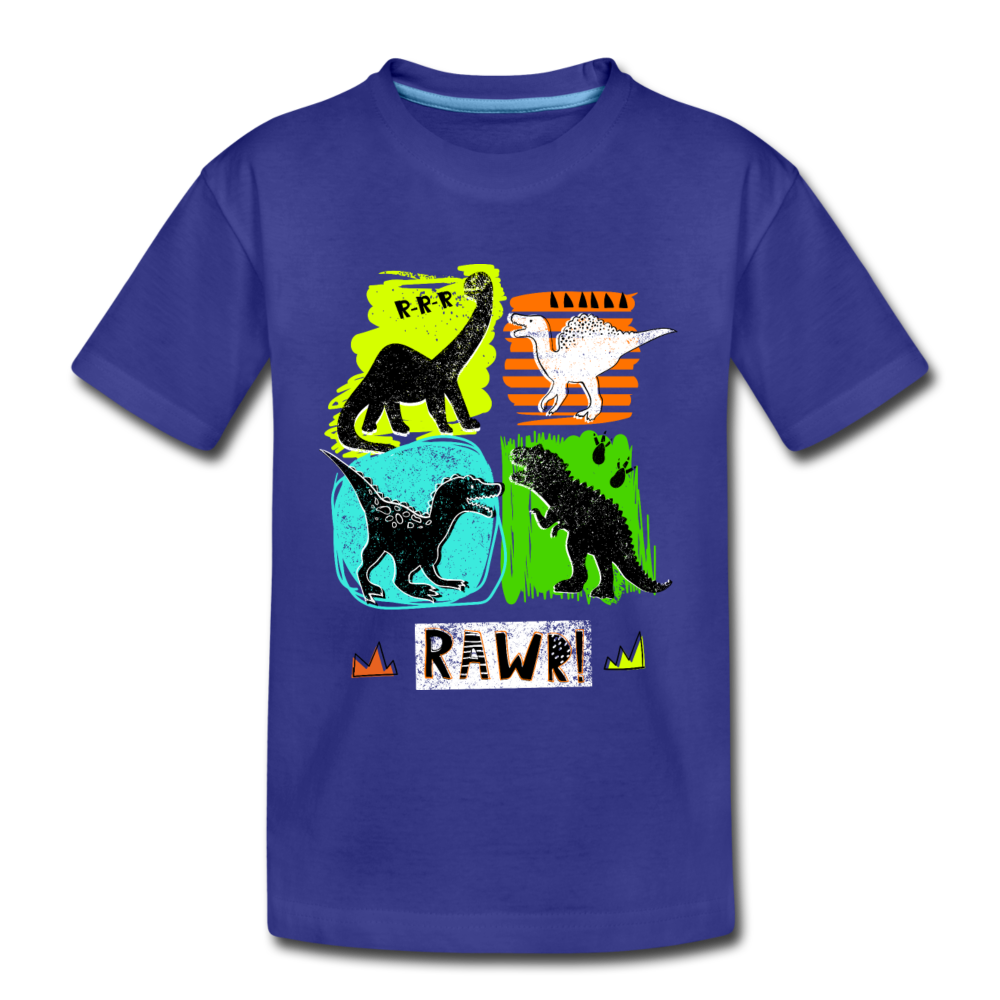 Dinosaurs Kids T-Shirt - royal blue