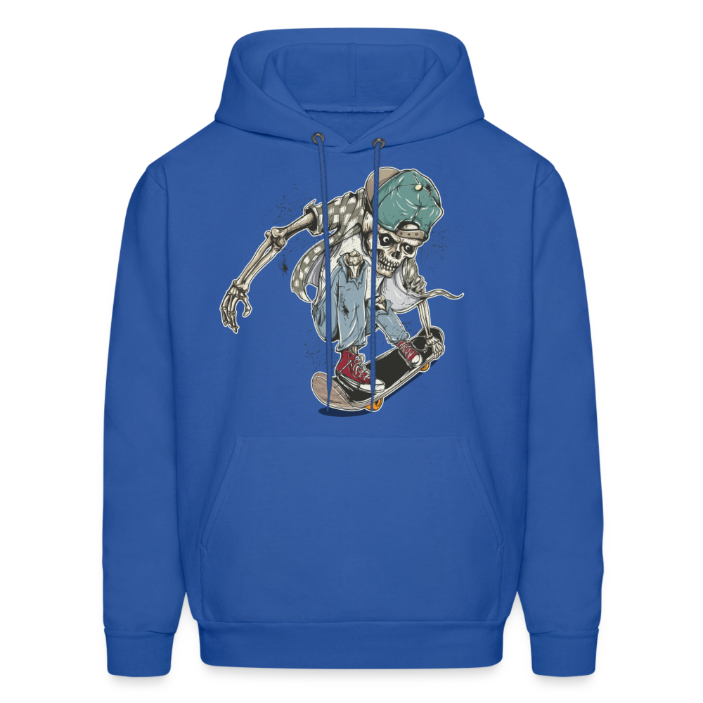 Skater Skeleton Hoodie - royal blue