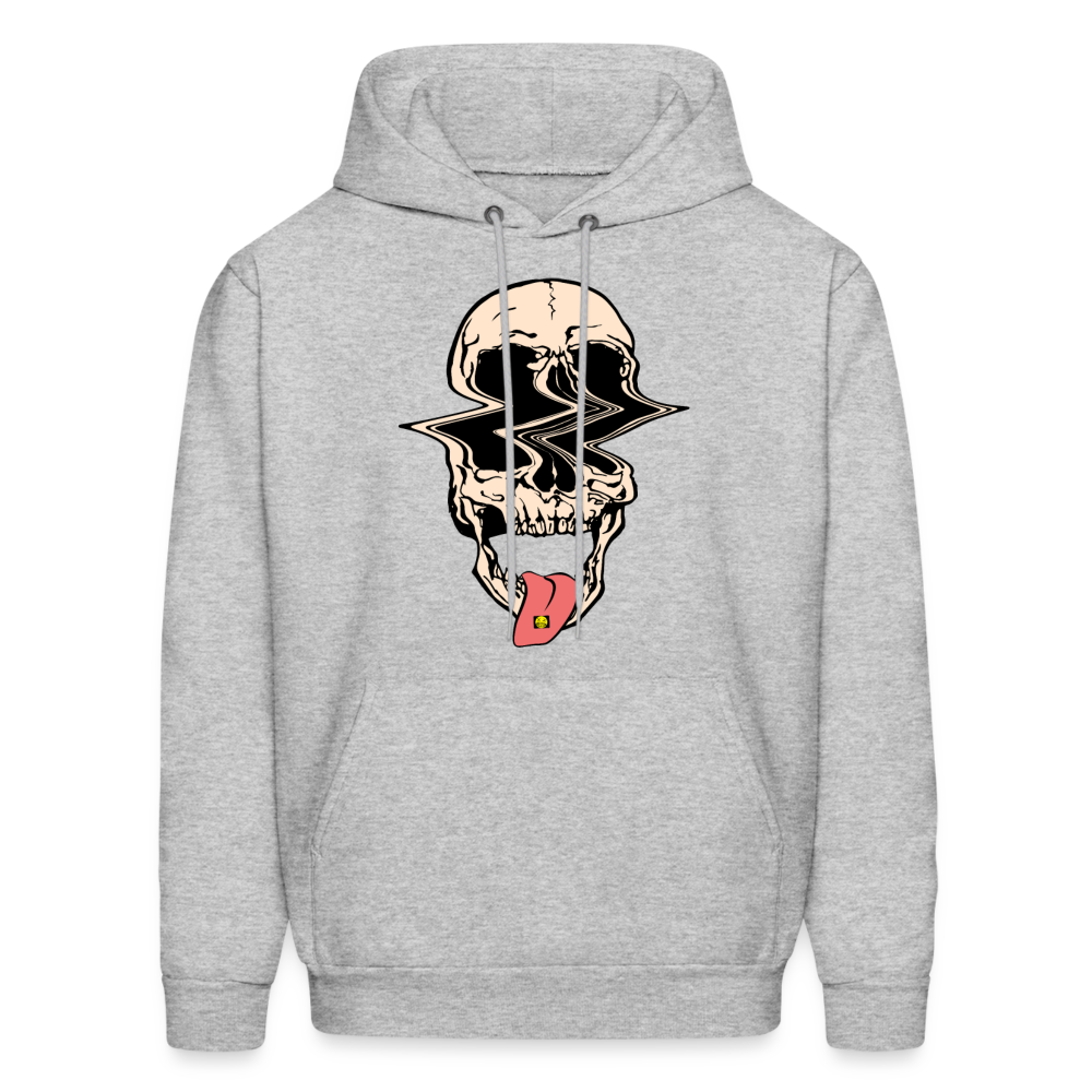 Acid Skull Hoodie - heather gray