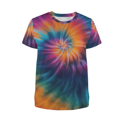 Colorful Tie Dye Print Women's T-Shirt