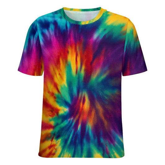 Colorful Abstract Tie Dye Print T-Shirt