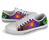 Colorful Peace Sign Low Top Shoes