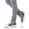 Colorful Peace Sign Low Top Shoes