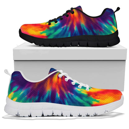 Colorful Abstract Tie Dye Sneakers