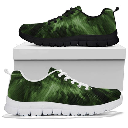 Green Tie Dye Sneakers