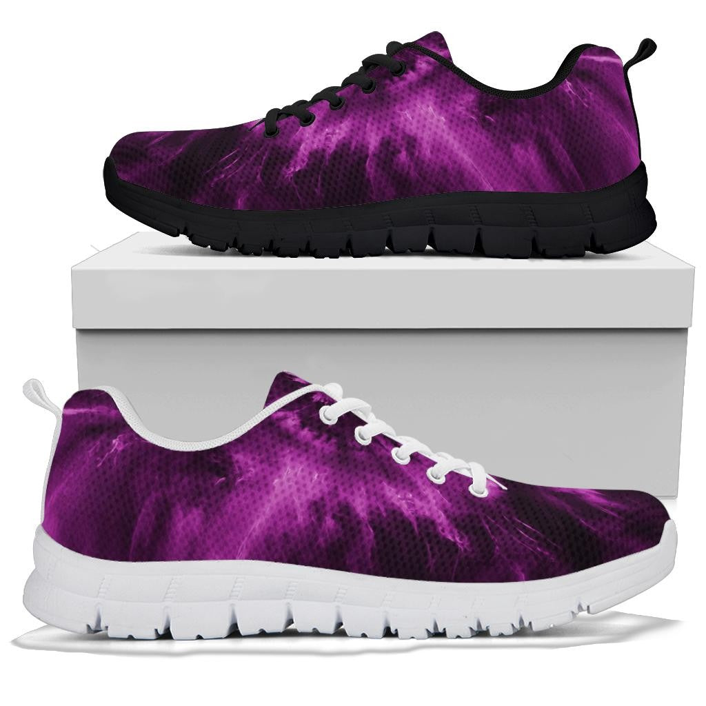 Purple Tie Dye Sneakers