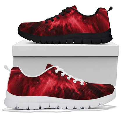 Red Tie Dye Sneakers