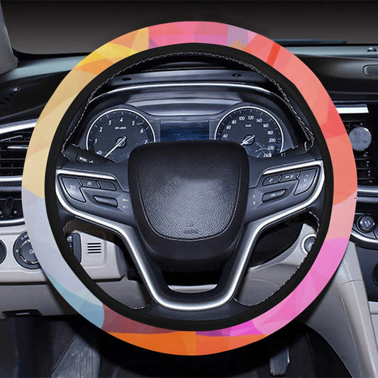 Colorful Abstract Steering Wheel Cover