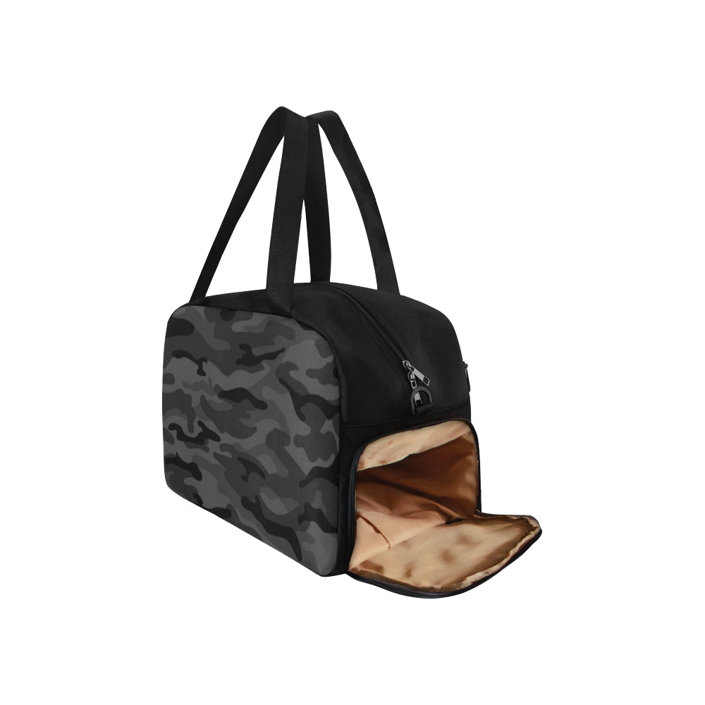 Dark Grey Camouflage Fitness Bag Fitness