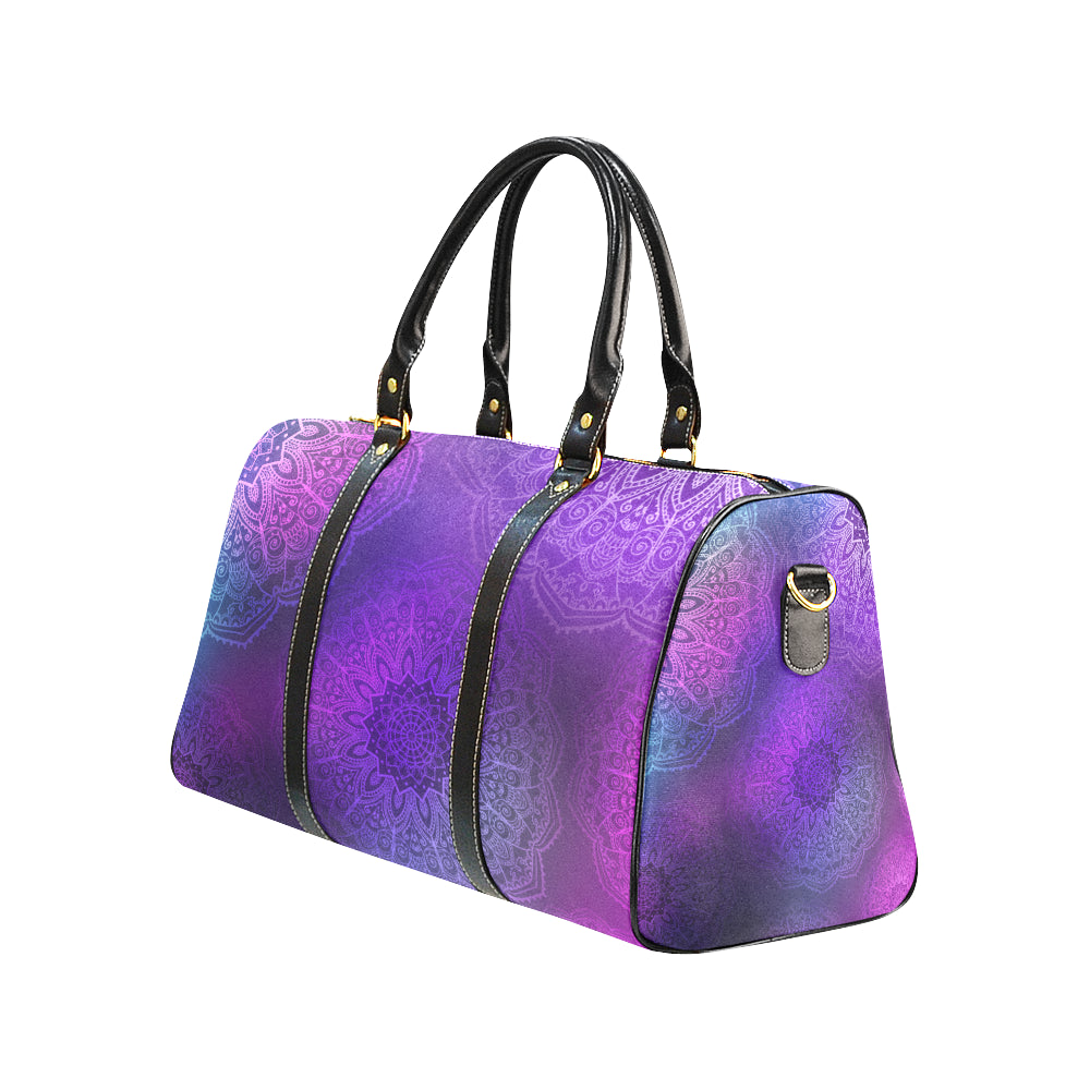 Purple Mandalas Travel Bag