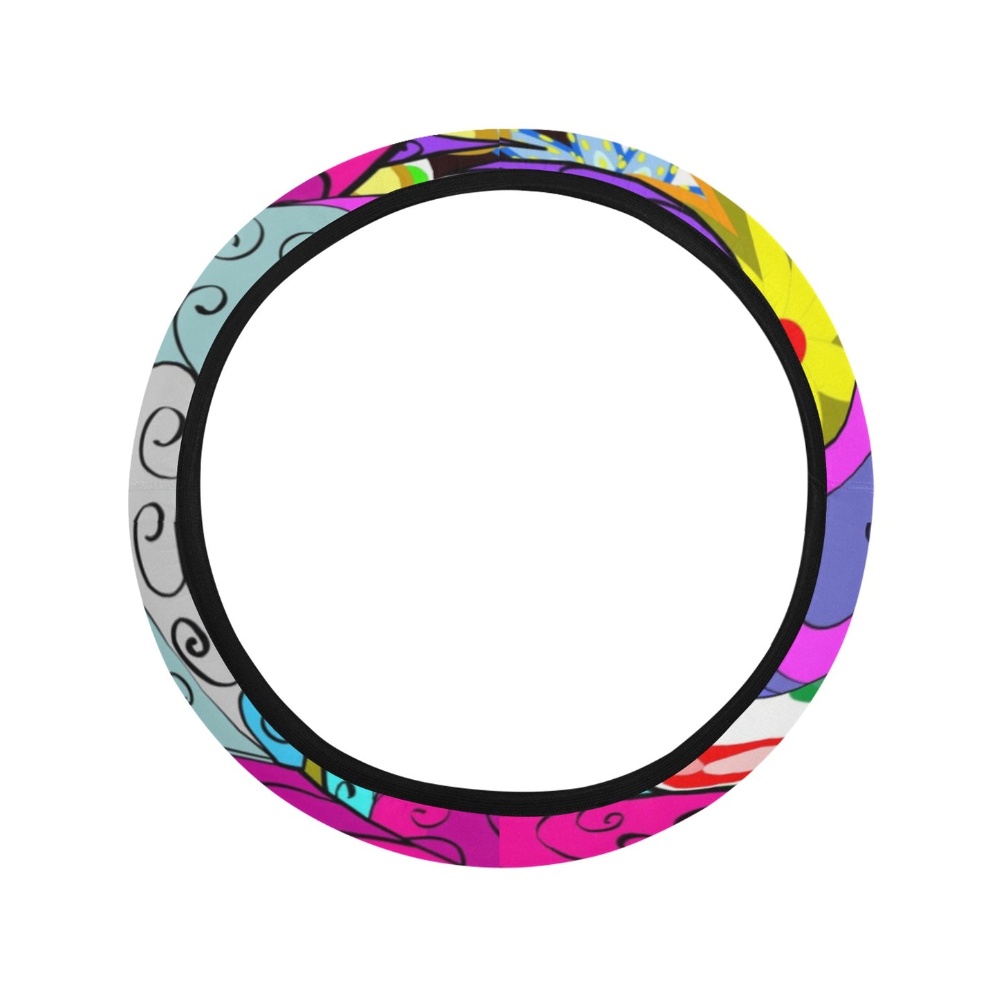 Colorful Decor Steering Wheel Cover