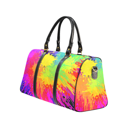 Colorful Paint Splatter Travel Bag