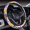 Colorful Floral Steering Wheel Cover