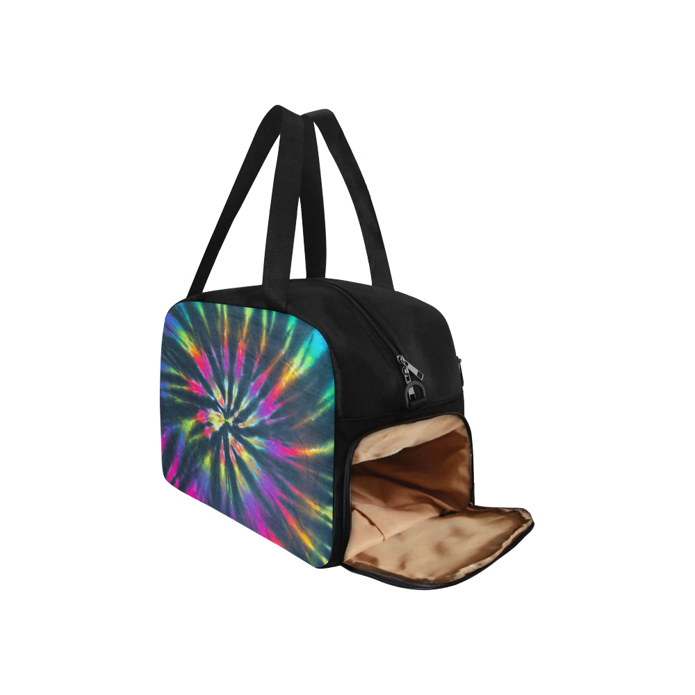 Colorful Neon Tie Dye Fitness Bag Fitness