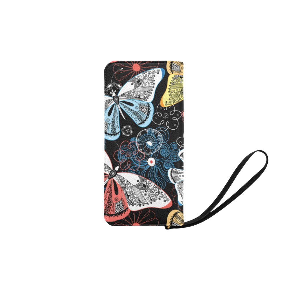 Colorful Butterflies Decor Clutch Purse
