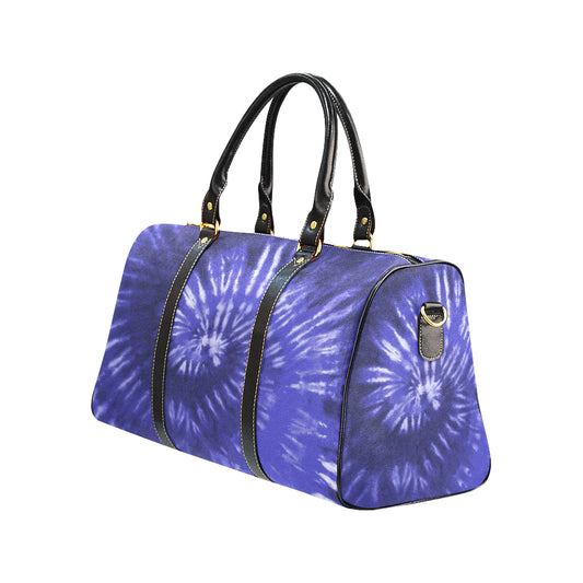 Royal Blue Tie Dye Travel Bag