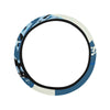 Blue Abstract (2) Steering Wheel Cover