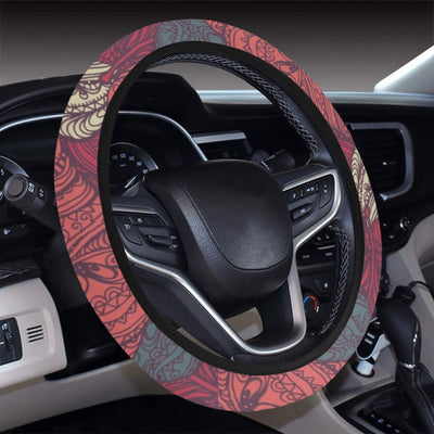 Tribal Leaves Steering Wheel Cover