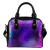 Purple Mnadalas Shoulder Handbag
