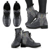 Dark Grey Boho Elephant Womens Boots